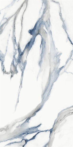 Yurtbay Calacatta Aqua Mavi Polish Rektifiyeli Yer Duvar Seramiği P96060 - 60x120