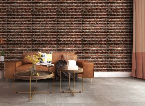 Kendinden Yapışkanlı Duvar Paneli Geleneksel Tuğla AA22 - 70x70
