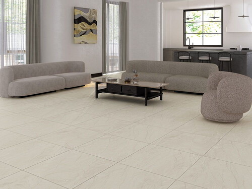 Qua Caldera Latte Mat Rektifiyeli Yer Duvar Seramiği - 60x60