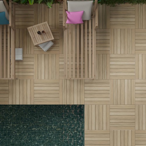 Bien Albero Oak Mat Antislip Rektifiyeli Yer Duvar Seramiği - 60x60