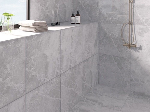 Qua Hielo Dark Mat Rektifiyeli Yer Duvar Seramiği - 60x60