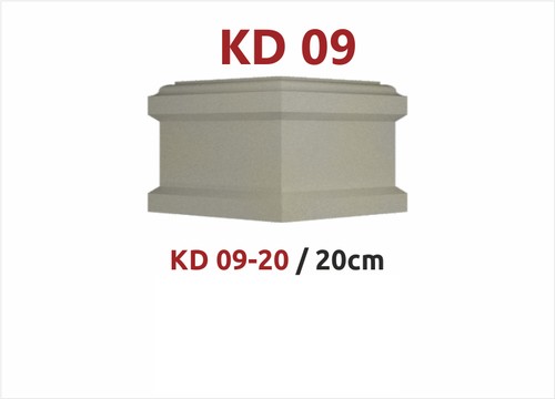 20 cm KD 09 Modeli Yarım Kaide KD09-20