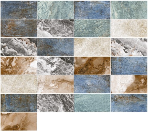 Ege Seramik Mediterranean Mix Mat Yer Duvar Seramiği - 30x60